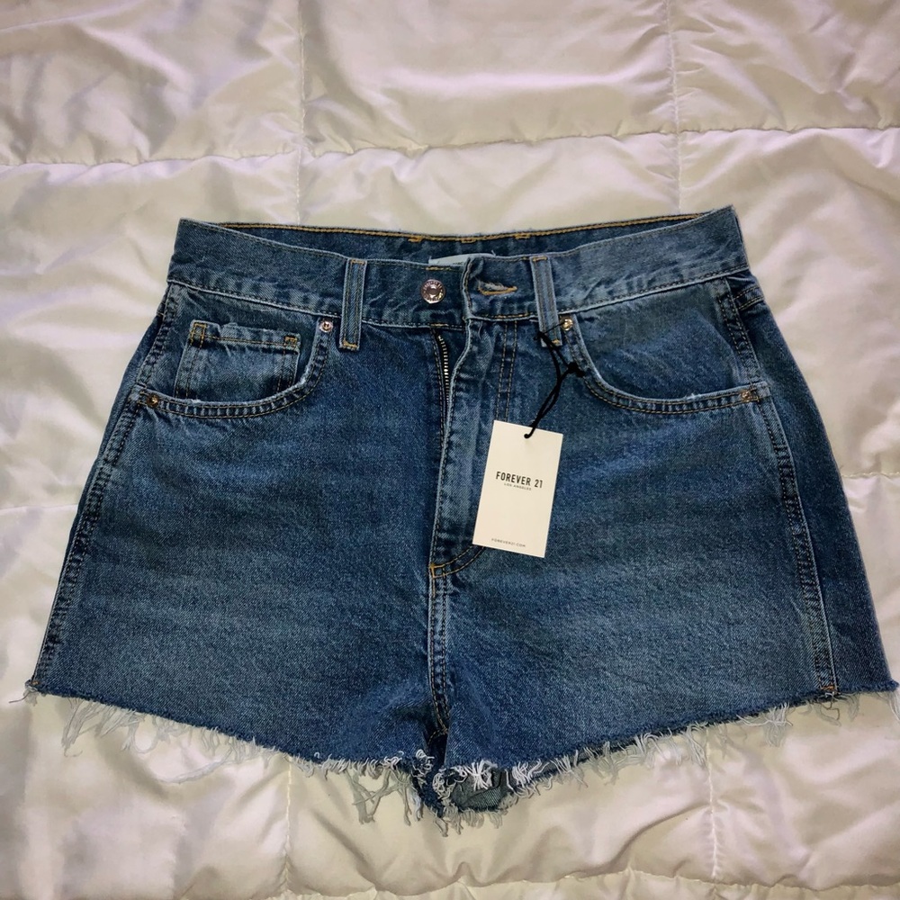 High Waisted Jean Short